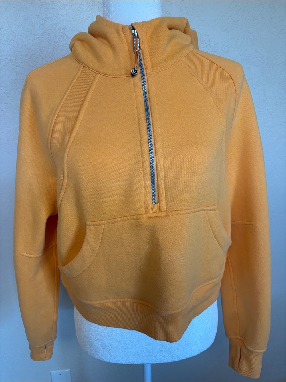 Lululemon Scuba Oversized Half-Zip Hoodie - Mango Dream